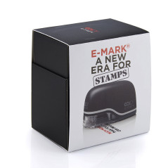 Elektroniczne urządzenie do znakowania E-MARK PLUS z etui i linijką kolor czarny – przenośne znakowanie