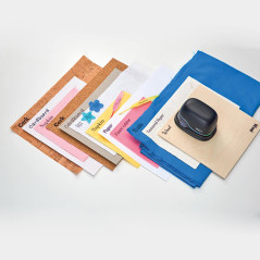 Elektroniczne urządzenie do znakowania E-MARK PLUS z etui i linijką kolor czarny – przenośne znakowanie