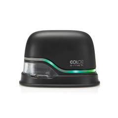 Elektroniczne urządzenie do znakowania E-MARK PLUS z etui i linijką kolor czarny – przenośne znakowanie