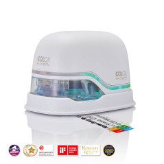 Elektroniczne urządzenie do znakowania E-MARK PLUS z etui i linijką kolor biały – przenośne znakowanie