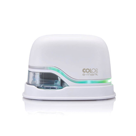 Elektroniczne urządzenie do znakowania E-MARK PLUS z etui i linijką kolor biały – przenośne znakowanie