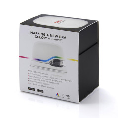 Elektroniczne urządzenie do znakowania E-MARK PLUS z etui i linijką kolor biały – przenośne znakowanie