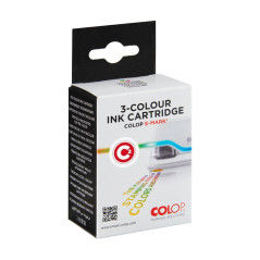 Trójkolorowy cartridge C2 do E-MARK PLUS 3 kolory kompatybilny – wydruki pełnokolorowe
