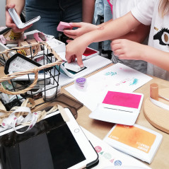 Poduszka do stempli Colop MAKE 1 9×5 cm lawendowy fiolet – czyste i wyraźne odbicia