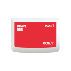 Poduszka do stempli Colop MAKE 1 9×5 cm brave red / czerwony – czyste i wyraźne odbicia