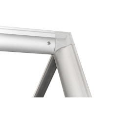 Aluminiowa KOLUMNA SEG tekstylna 50x50x200 cm z wydrukiem - idealna jako wolnostojący nośnik reklamowy