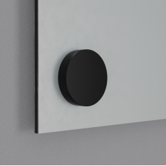 Zaślepki na śruby czarne 25 mm – eleganckie maskownice z podkładką