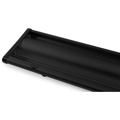 Ekskluzywna czarna kaseta roll-up Premium 120x200 cm blockout 330g z torbą – elegancka prezentacja