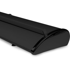 Ekskluzywna czarna kaseta roll-up Premium 200x200 cm z torbą – elegancka prezentacja