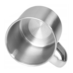 Kubek turystyczny stalowy 300 ml metalowy – lekki i wytrzymały do podróży