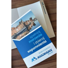 Teczka ofertowa A4 1-bigowa z nacięciem na wizytówkę – papier kreda mat 350 g