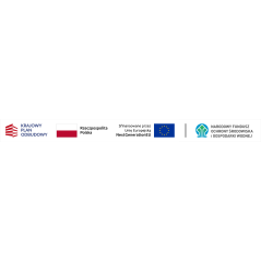 Naklejka na Program NaszEauto – dofinansowanie KPO 342 × 30 mm