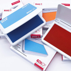 Poduszka do stempli Colop MAKE 1 9×5 cm silent sea / chabrowy niebieski – czyste i wyraźne odbicia
