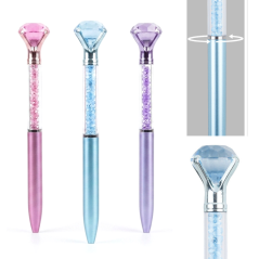 Długopis DIAMENT z niebieskim wkładem 16 cm MIX KOLOR