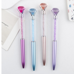 Długopis DIAMENT z niebieskim wkładem 16 cm MIX KOLOR