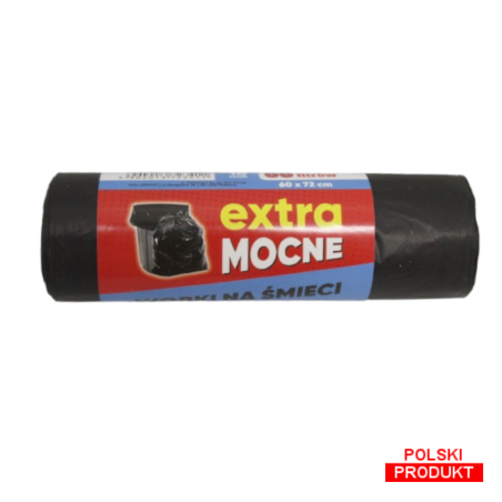Worki na śmieci EXTRA MOCNE 60L 10 szt