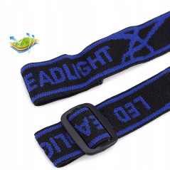 Latarka czołowa 9 LED USB A6614 8,5×4,5×5 cm