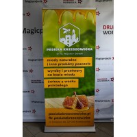 Ekskluzywna kaseta aluminiowa roll-up Premium 100x200 cm blockout 330g z torbą – elegancka prezentacja