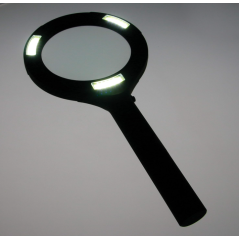Duża Lupa MAGNIFIER 250 lumenów 3x z podświetleniem COB LED 24 × 11 cm