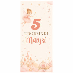 X-Baner 80x180 cm Compact – dekoracyjny stojak na urodzinki dziewczynki Wróżki