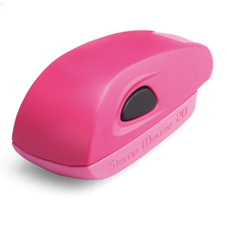 Pieczątka kieszonkowa Stamp Mouse 20 Różowa – podręczna pieczątka w lekkiej oprawie