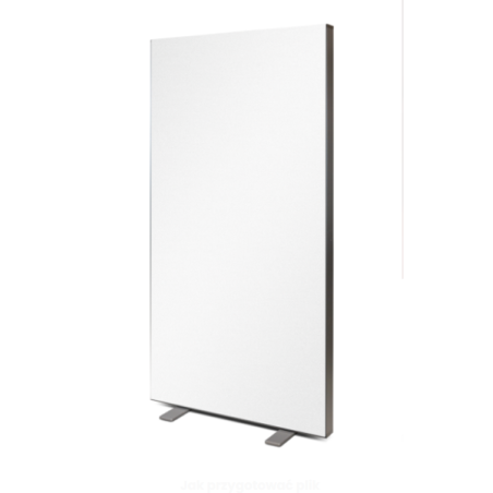 Aluminiowy lightbox SEG 85x200 cm 80 mm LED dwustronny – reklama targowa