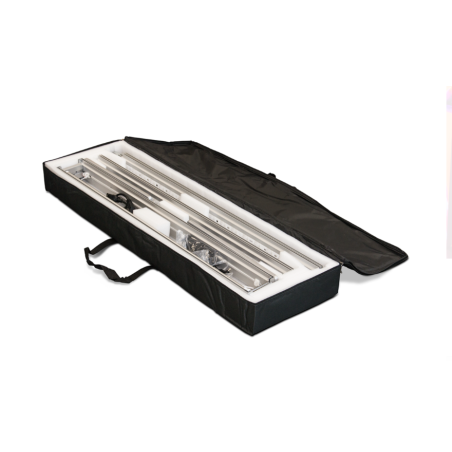 Aluminiowy lightbox SEG 85x200 cm 80 mm LED dwustronny – reklama targowa