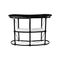 Stabilna lada promocyjna Pop-Up 2×2 130×40 cm z nadrukiem – na eventy i targi