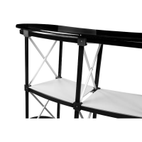 Stabilna lada promocyjna Pop-Up 2×2 130×40 cm z nadrukiem – na eventy i targi