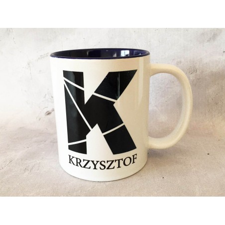 Kubek biały 300 ml 9,5x8 cm z imieniem galaxy – personalizowany prezent