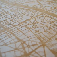 Drewniany obraz mapa Europy Retro 30×44 cm 3 mm sklejka brzozowa – dekoracja wnętrz