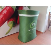 Tekstylna lada reklamowa prostokątna 80x53 cm – na stoiska promocyjne