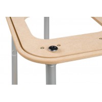 Tekstylna lada reklamowa prostokątna 80x53 cm – na stoiska promocyjne