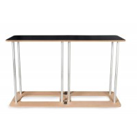 Duża lada reklamowa prostokątna 195x52 cm – do ekspozycji targowych