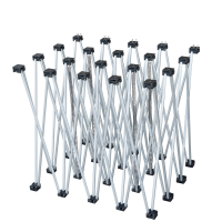 Ścianka POP-UP 5x3 prosta aluminiowa 412×230 cm 20 kg z laminatem UV – stoisko targowe