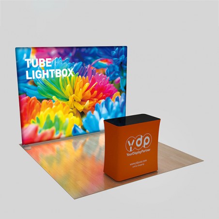 Ścianka tekstylna Fabric Wall LED 300×230 cm podświetlana – przyciągająca uwagę ekspozycja