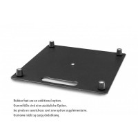 Płyta żeliwna podstawa do flag 8 kg 37×37 cm z uchem – stabilność na zewnątrz