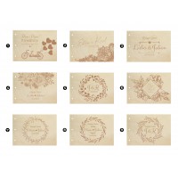Drewniany album na zdjęcia 30×20 cm 40 stron z grawerem – prezent ślubny lub rodzinny