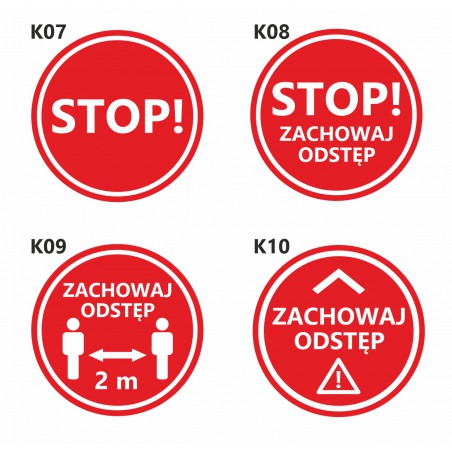 Folia samoprzylepna laminowana UV naklejka podłogowa 30×30 cm 10 wzorów – zachowanie ostrożności i dystansu socjalnego