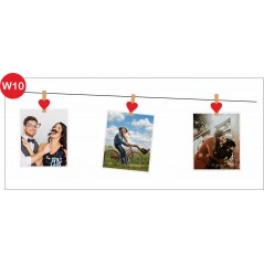 Ceramika biała filiżanka z nadrukiem na Walentynki 170 ml 6,5x8 cm z talerzykiem – prezent personalizowany