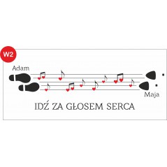 Ceramika biała filiżanka z nadrukiem na Walentynki 170 ml 6,5x8 cm z talerzykiem – prezent personalizowany