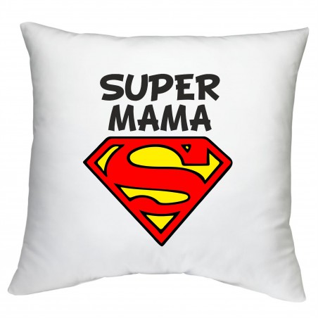 Poduszka z nadrukiem Super Mama