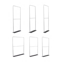 Stand tekstylny Formulate Monolith 80 cm x 238 cm z nadrukiem – mobilna reklama targowa