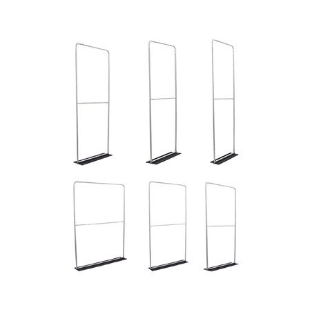 Stand tekstylny Formulate Monolith 120 cm x 238 cm z nadrukiem – mobilna reklama targowa