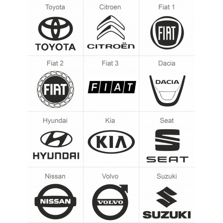 Drewniany brelok z grawerem marki samochodu 3,5–6 cm 5 mm bukowy – prezent dla kierowcy