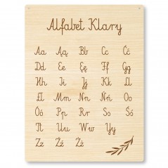 Alfabet drewniany