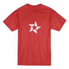 T-Shirt + nadruk jednokolorowy folią flex z przodu i z tyłu
