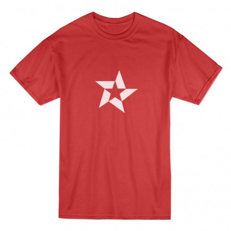 T-Shirt + nadruk jednokolorowy folią flex z przodu i z tyłu