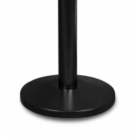 Słupek odgradzający chrome 92 cm 225 cm taśma czarna – kontrola ruchu