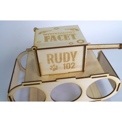 Drewniany czołg na piwo 25×15×12,5 cm 3 mm sklejka z grawerem – prezent dla piwosza